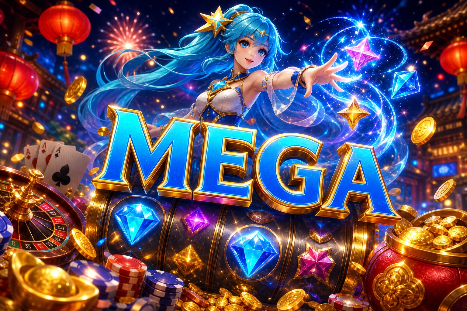 Giao diện điểm danh hằng ngày và đặc quyền VIP trên MEGA